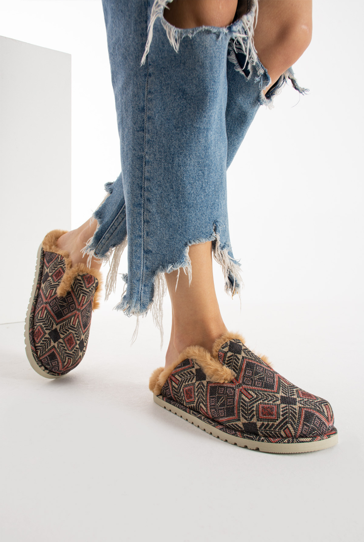 Lemoors Susana Özel Tasarım Koyun Tüylü Eva Terlik