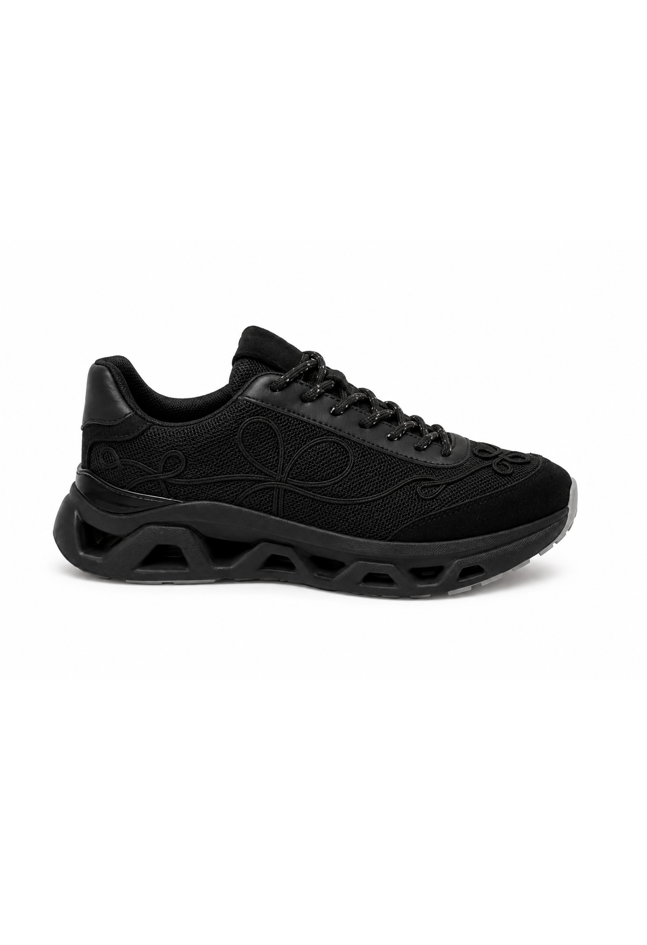 Lemoors Mia Fileli Yüzey Havalı Hafif Yumuşak Tabanlı Sneaker