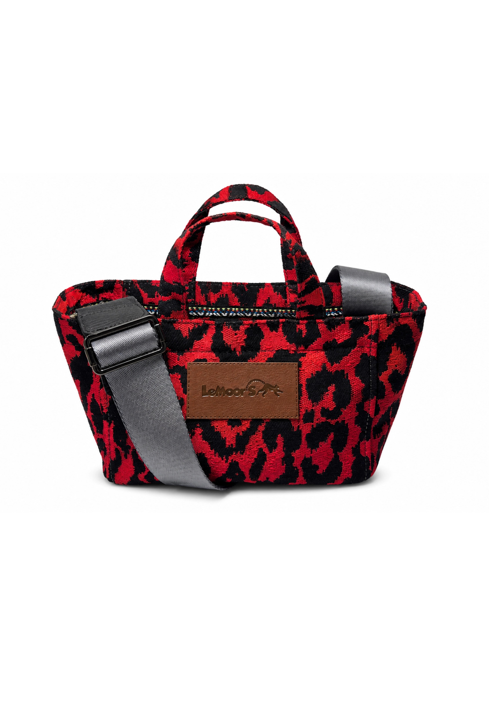 Tiny Hibiscus Nakışlı Kanvas Kumaş Tote Bag