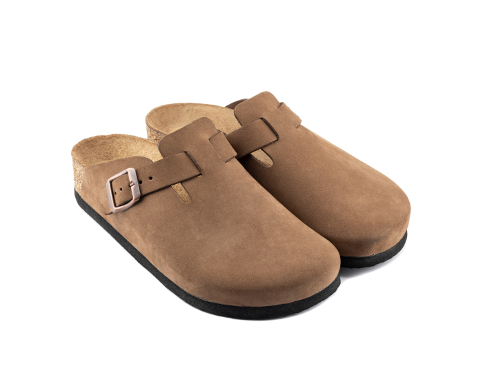 Susana- Natural Cork- Nubuck Leather - Sand