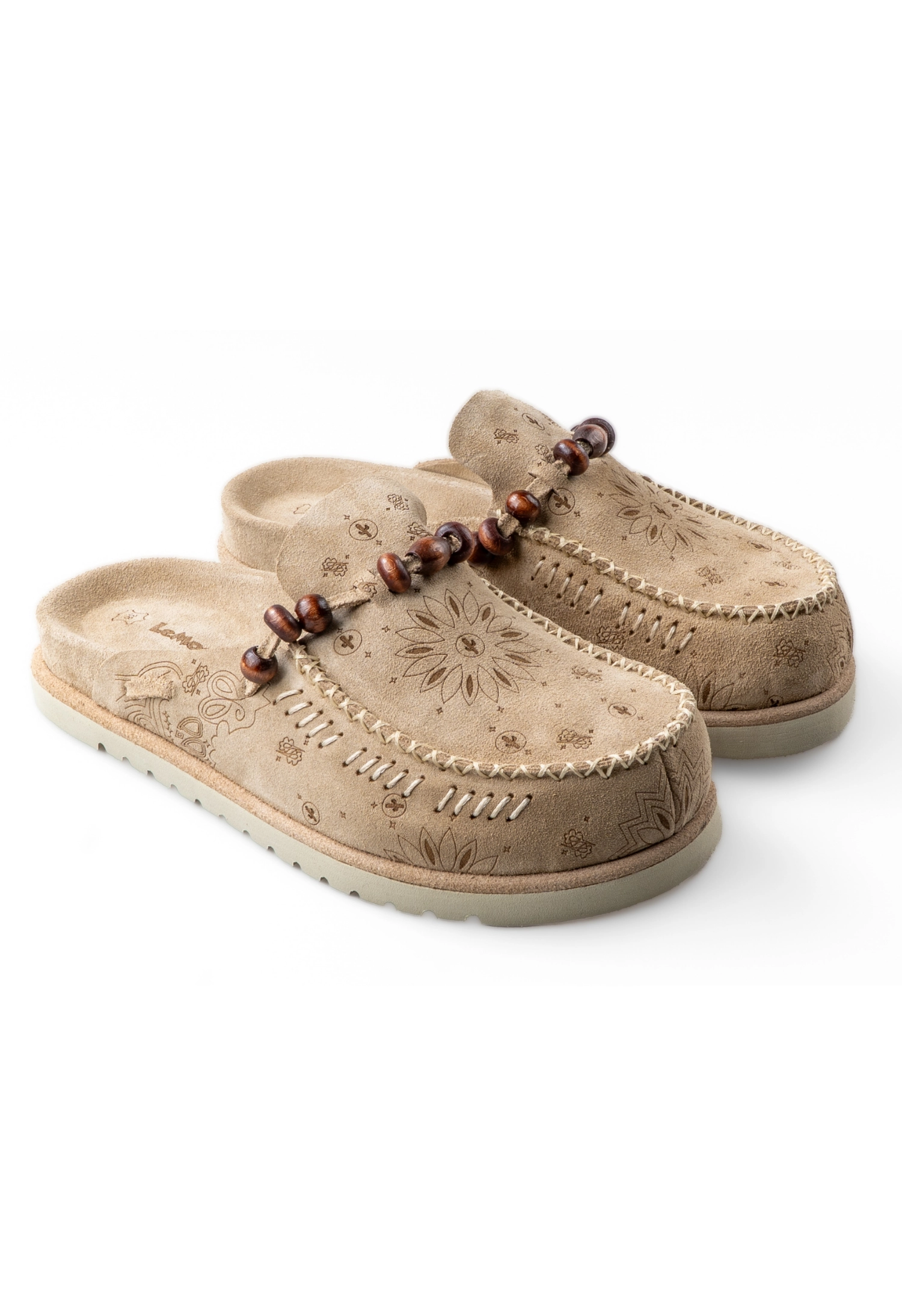 Lemoors- Rumi- Suede Leather- Extra Soft Insole- Beige