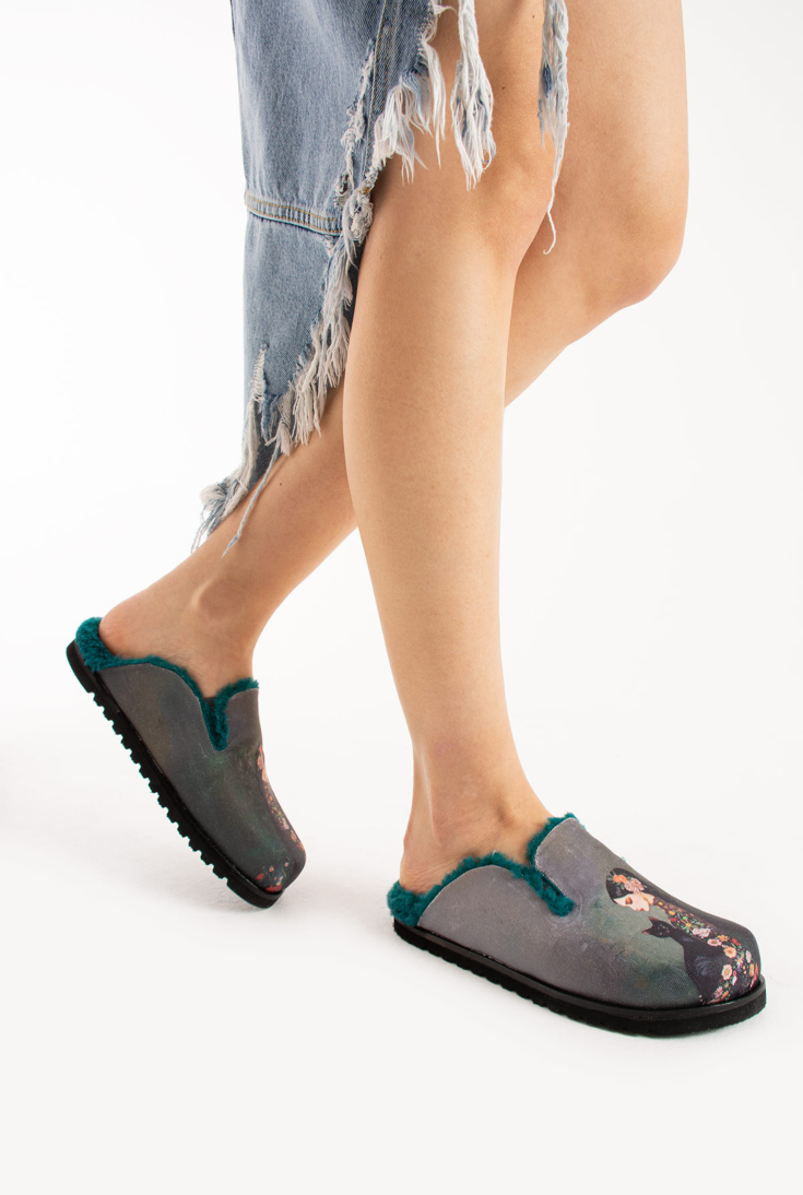 Lemoors Susana Özel Tasarım Koyun Tüylü Eva Terlik