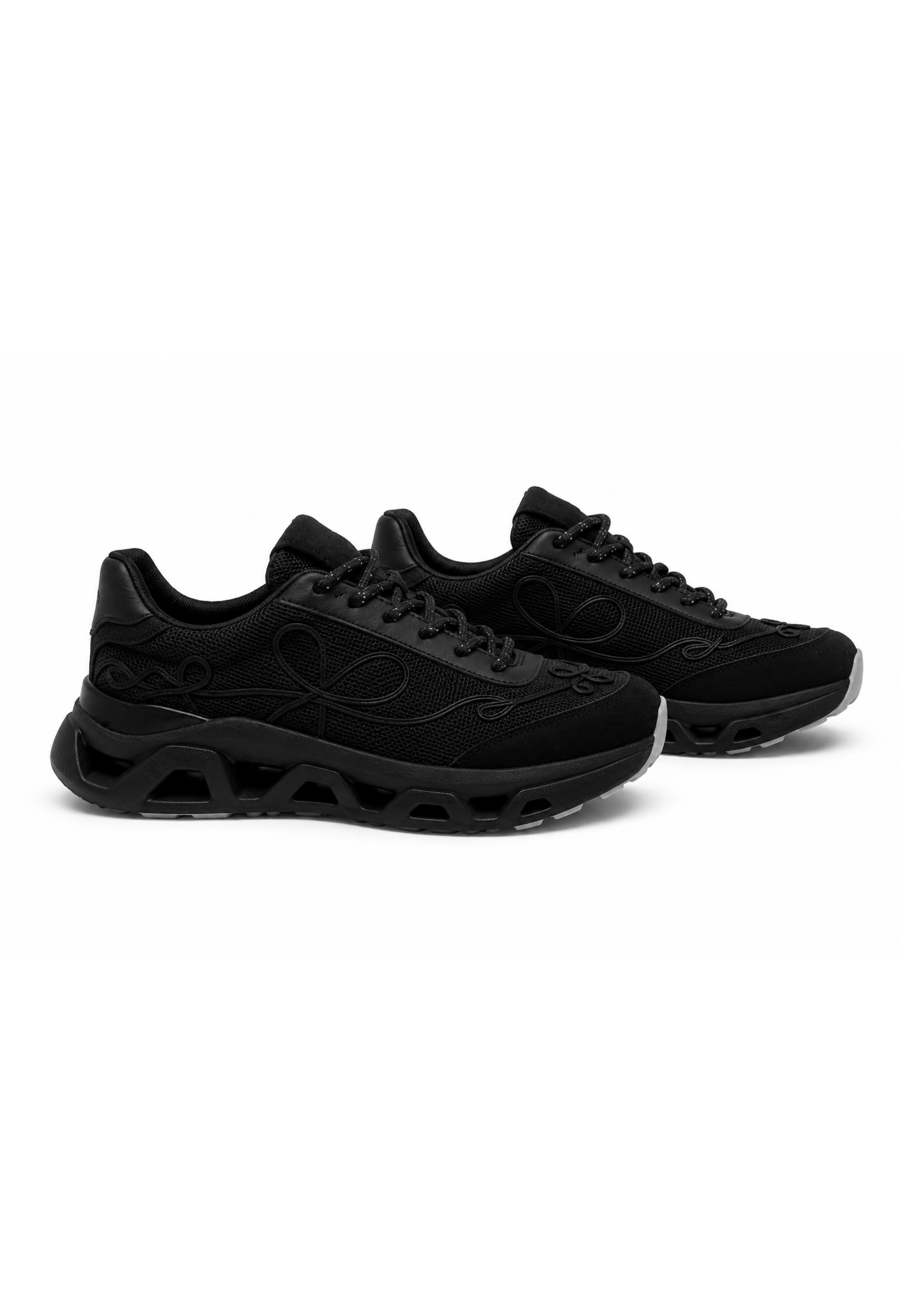Lemoors Mia Fileli Yüzey Havalı Hafif Yumuşak Tabanlı Sneaker