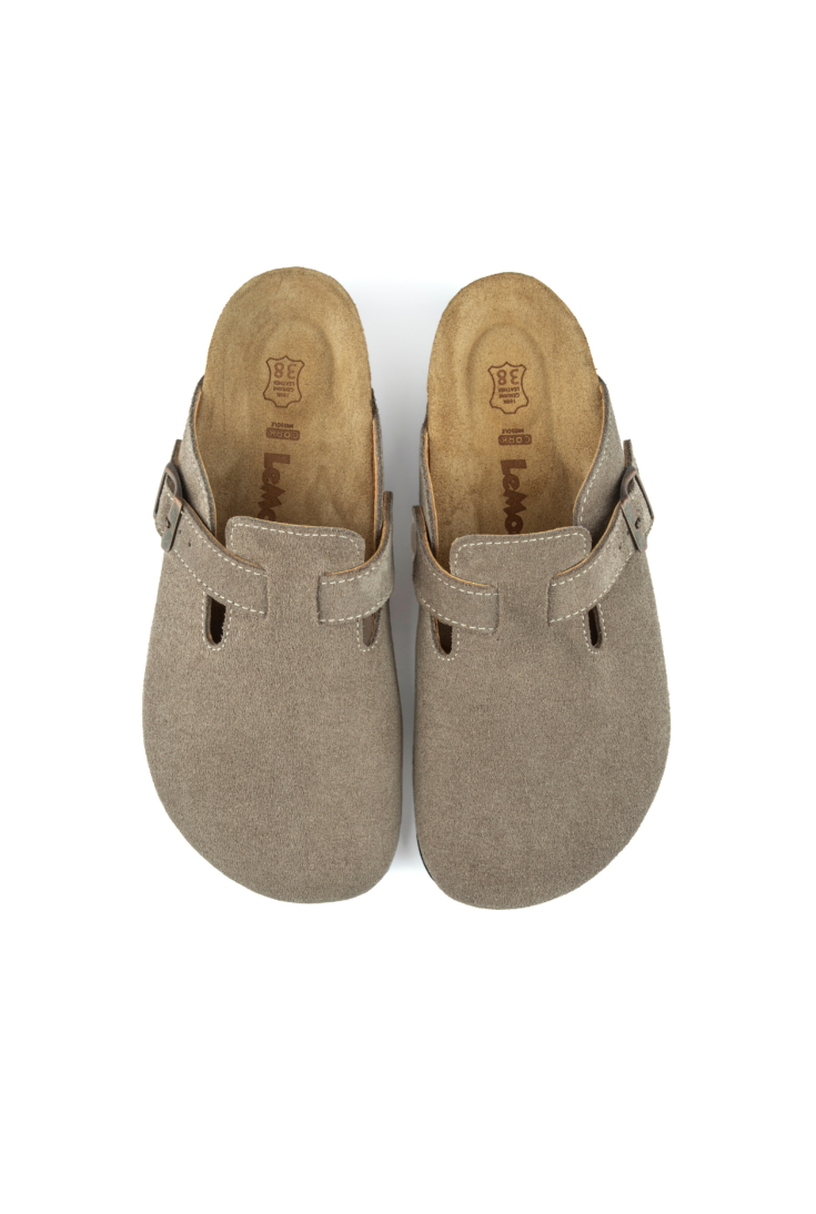 Costa- Natural Cork- Suede Leather- Mink
