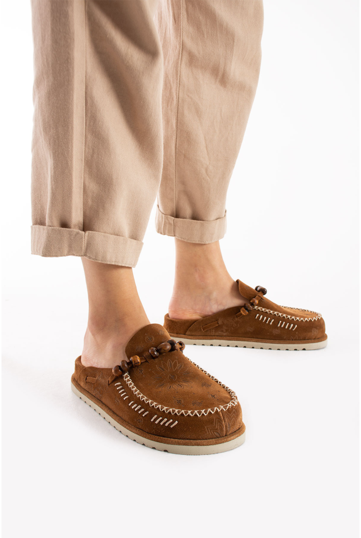 Lemoors- Rumi- Suede Leather- Extra Soft Insole- Cinnamon Powder