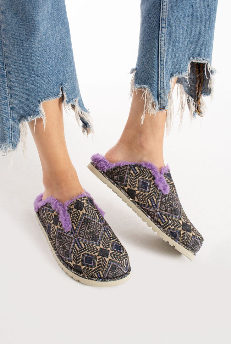 Lemoors Susana Özel Tasarım Koyun Tüylü Eva Terlik