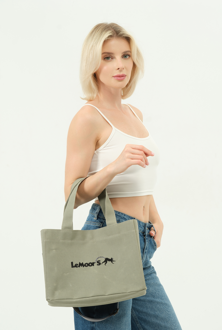 Lemoors Hibiscus- Mumlu Kanvas- Kadın Omuz Çantası