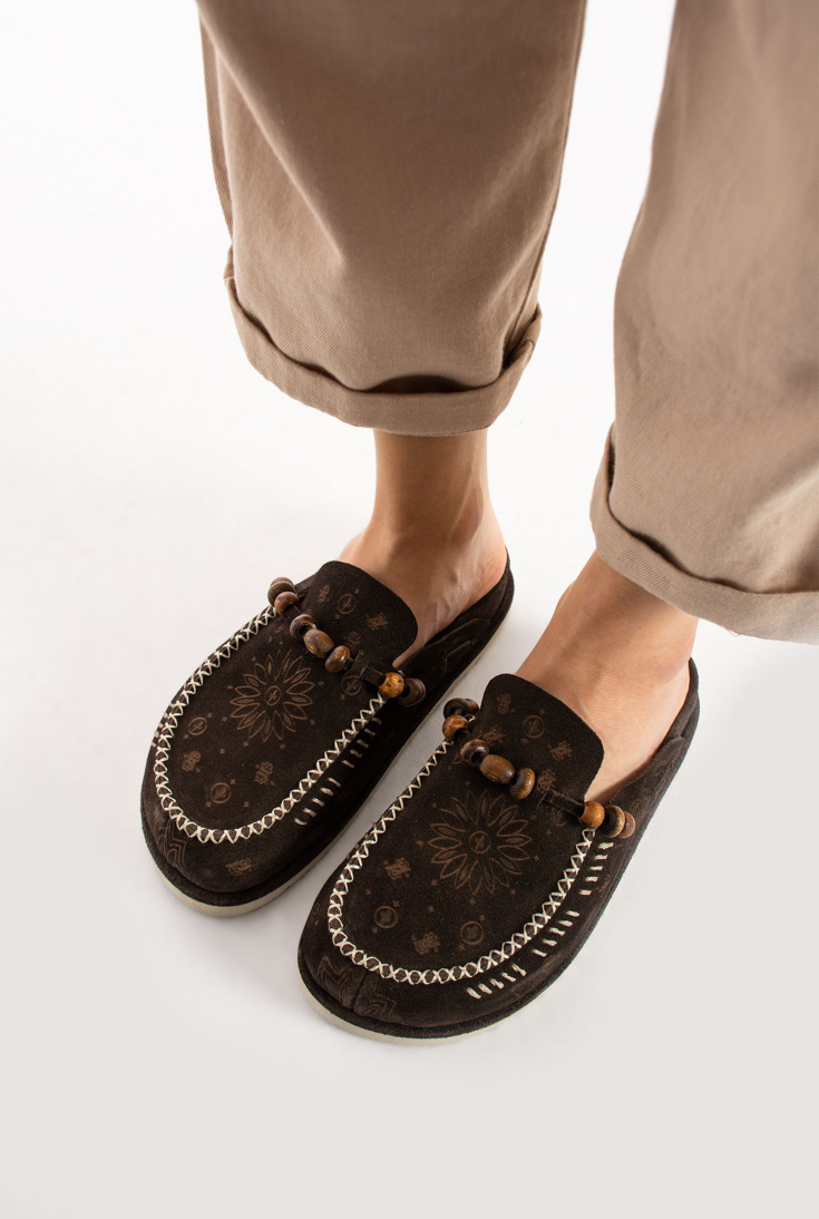 Lemoors- Rumi- Suede Leather- Extra Soft Insole- Dark Brown