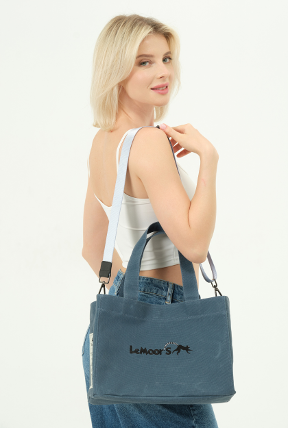 Lemoors Hibiscus- Mumlu Kanvas- Kadın Omuz Çantası