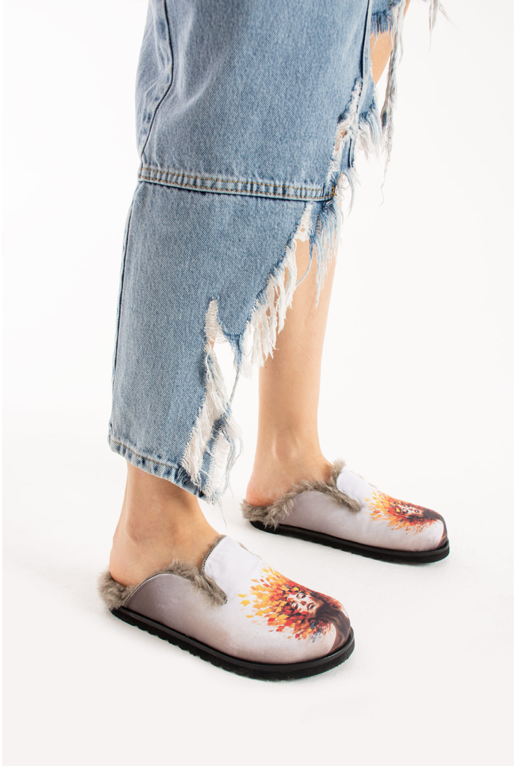 Lemoors Susana Özel Tasarım Koyun Tüylü Eva Terlik