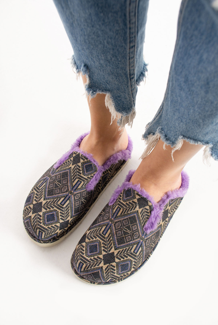 Lemoors Susana Özel Tasarım Koyun Tüylü Eva Terlik