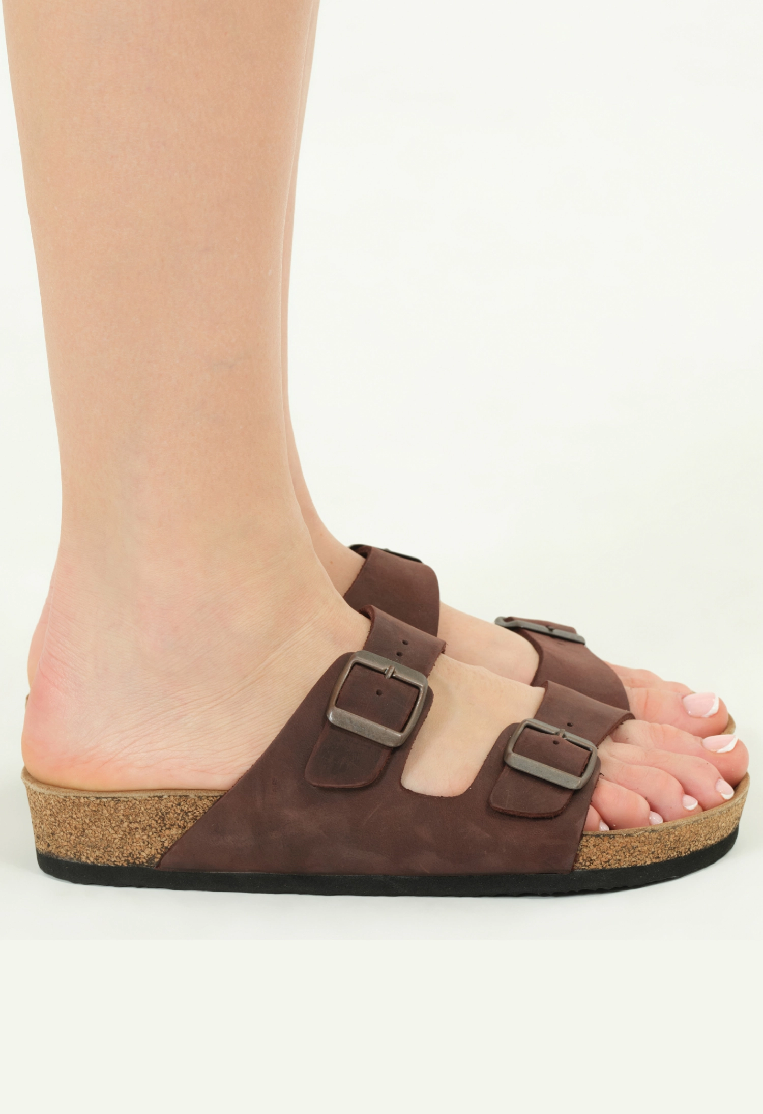 Maria-Natural Cork- Oiled Leather- Habana