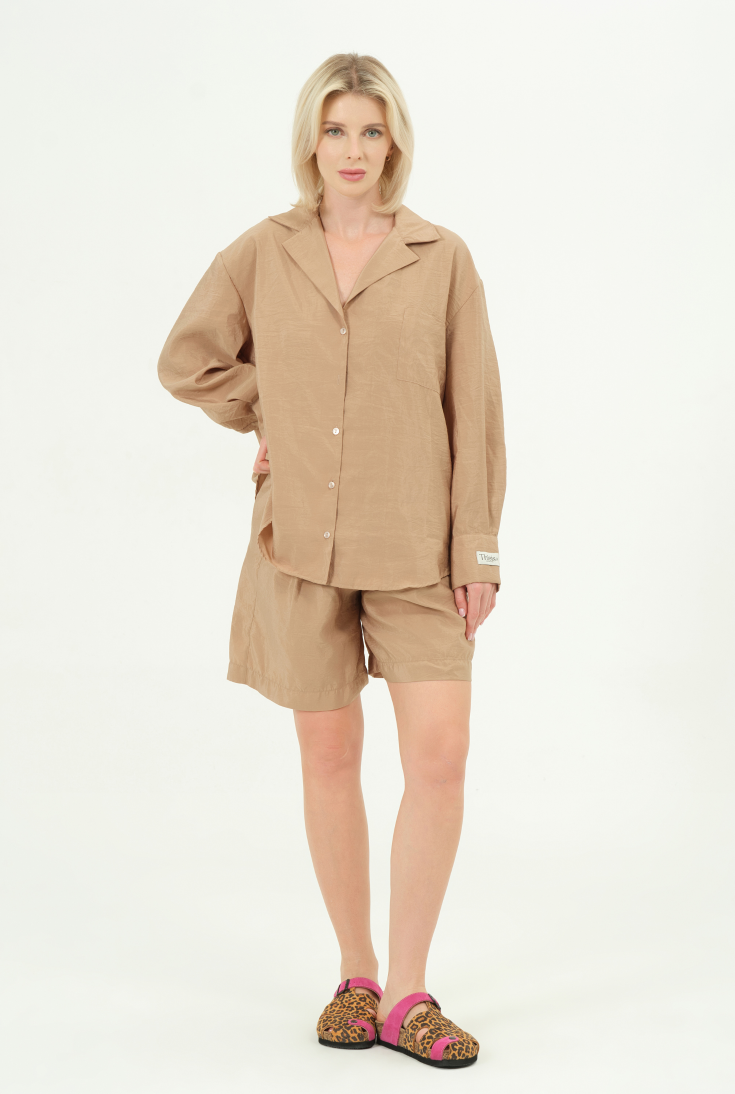 Marta- Natural Cork- Suede Leather- Leopard