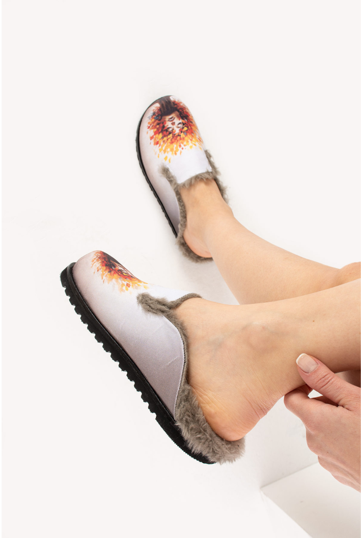 Lemoors Susana Özel Tasarım Koyun Tüylü Eva Terlik