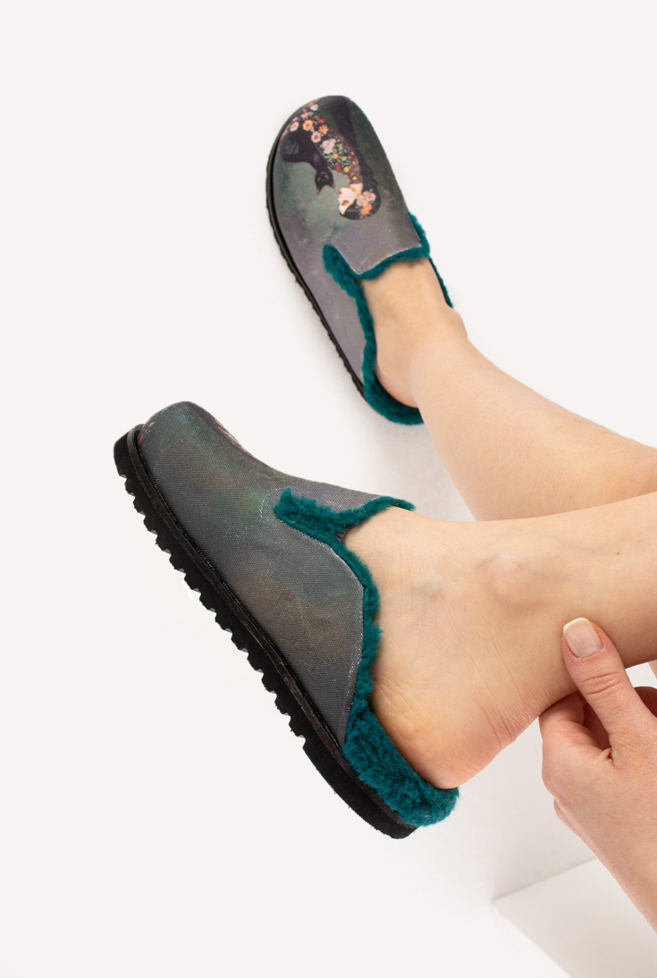 Lemoors Susana Özel Tasarım Koyun Tüylü Eva Terlik