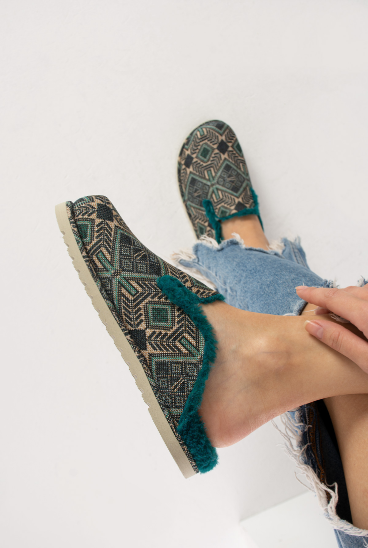 Lemoors Susana Özel Tasarım Koyun Tüylü Eva Terlik