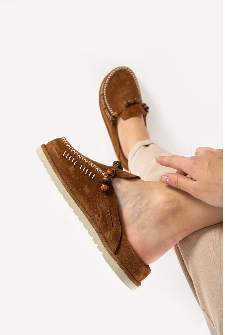 Lemoors- Rumi- Suede Leather- Extra Soft Insole- Cinnamon Powder