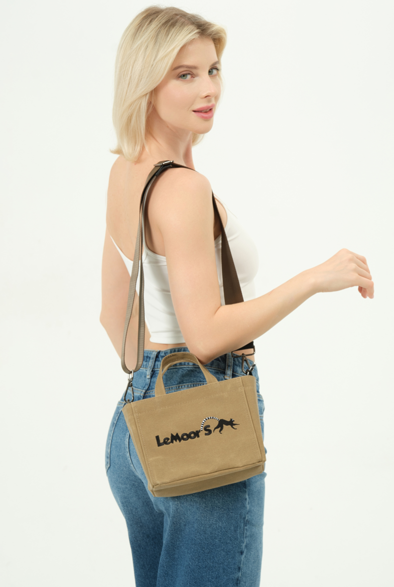 Lemoors Hibiscus- Mumlu Kanvas- Kadın El Çantası