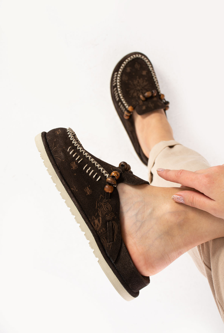 Lemoors- Rumi- Suede Leather- Extra Soft Insole- Dark Brown