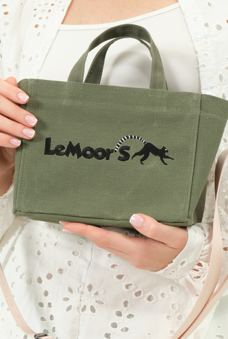 Lemoors Hibiscus- Mumlu Kanvas- Kadın El Çantası