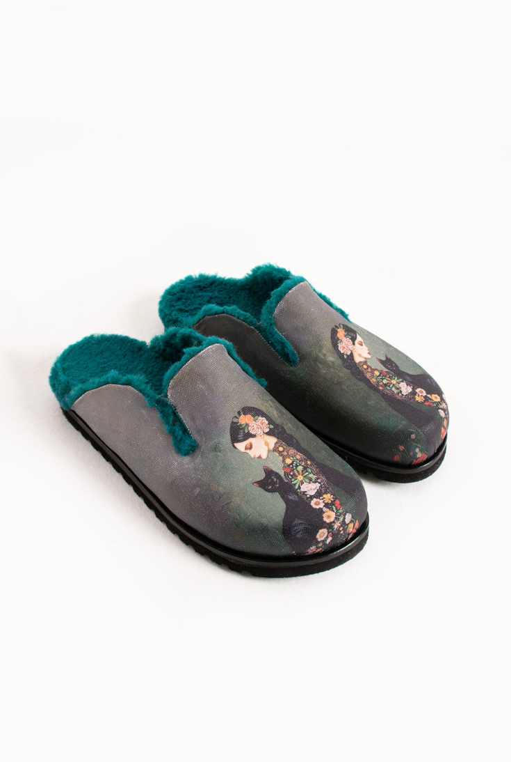 Lemoors Susana Özel Tasarım Koyun Tüylü Eva Terlik