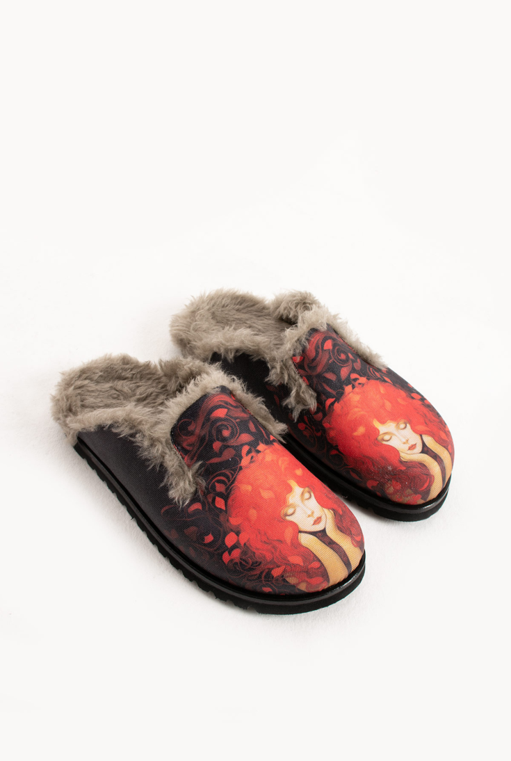 Lemoors Susana Özel Tasarım Koyun Tüylü Eva Terlik