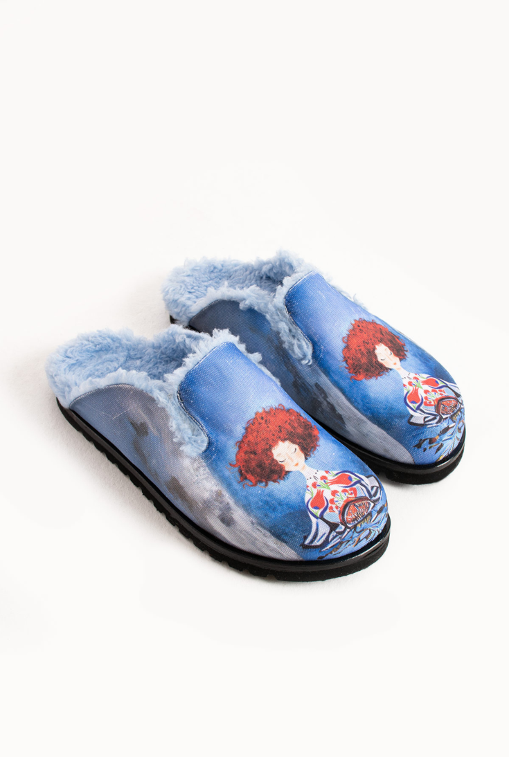 Lemoors Susana Özel Tasarım Koyun Tüylü Eva Terlik