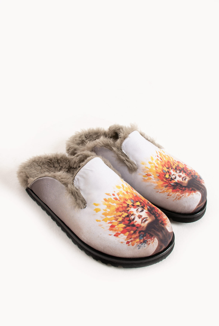 Lemoors Susana Özel Tasarım Koyun Tüylü Eva Terlik