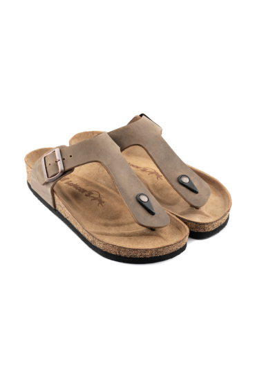 Luiz -Natural Cork- Oiled Leather - Tabacco