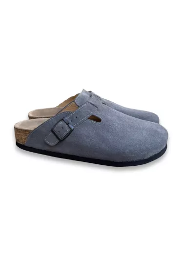 Susana- Natural Cork- Suede Leather- Antrasit