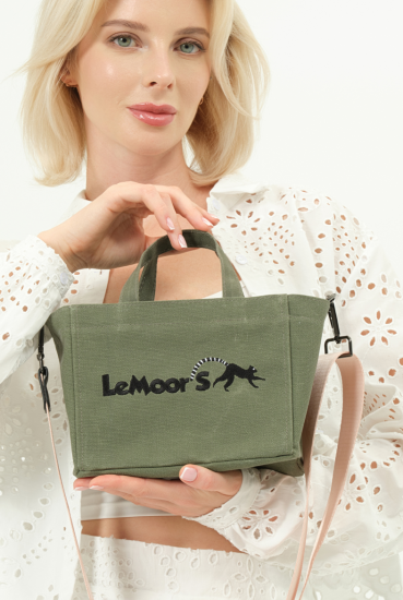 Lemoors Hibiscus- Mumlu Kanvas- Kadın El Çantası