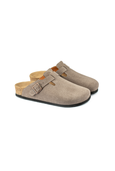 Costa- Natural Cork- Suede Leather- Mink