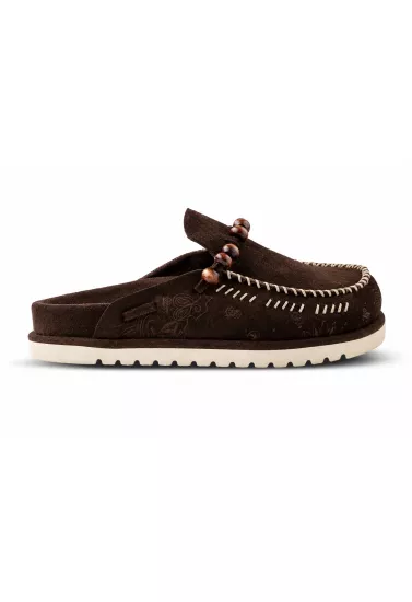 Lemoors- Rumi- Suede Leather- Extra Soft Insole- Dark Brown
