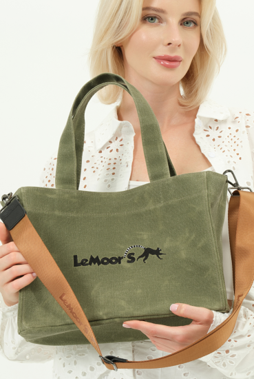 Lemoors Hibiscus- Mumlu Kanvas- Kadın Omuz Çantası