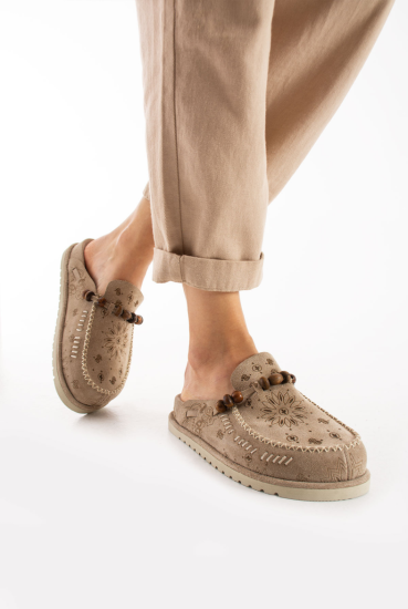 Lemoors- Rumi- Suede Leather- Extra Soft Insole- Beige