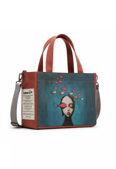 Hibiscus Mumlu Kanvas Özel Tasarım Baskılı Tote Bag