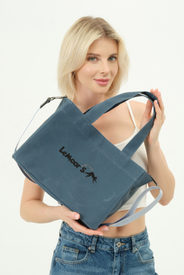 Lemoors Hibiscus- Mumlu Kanvas- Kadın Omuz Çantası