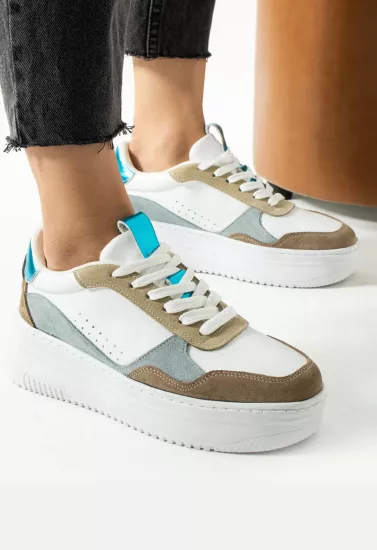 Lemoors Emma Hakiki Deri Eva Taban Sneaker