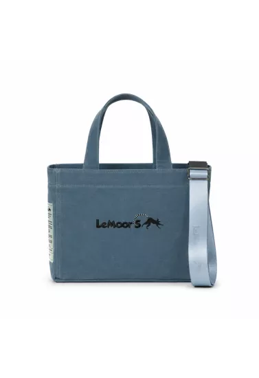 Hibiscus Mumlu Kanvas Mavi Renk Tote Bag