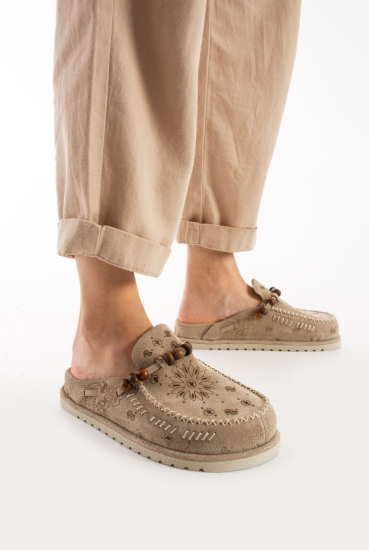 Lemoors- Rumi- Suede Leather- Extra Soft Insole- Beige