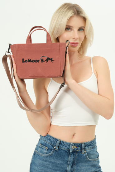 Lemoors Hibiscus- Mumlu Kanvas- Kadın El Çantası