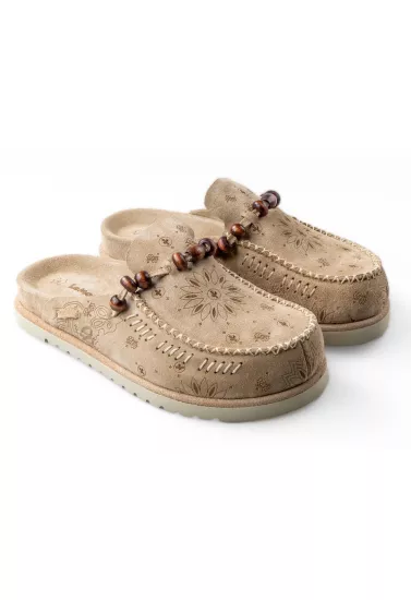 Lemoors- Rumi- Suede Leather- Extra Soft Insole- Beige
