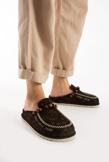 Lemoors- Rumi- Suede Leather- Extra Soft Insole- Black