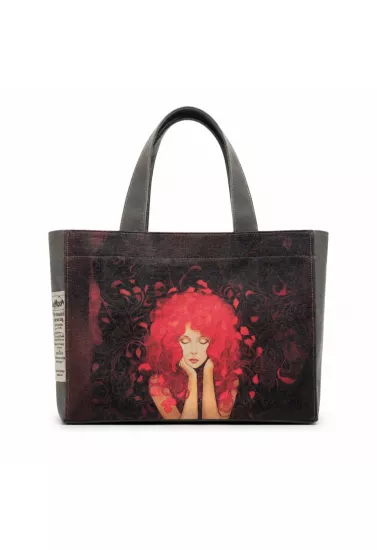 Hibiscus Mumlu Kanvas Özel Tasarım Baskılı Tote Bag
