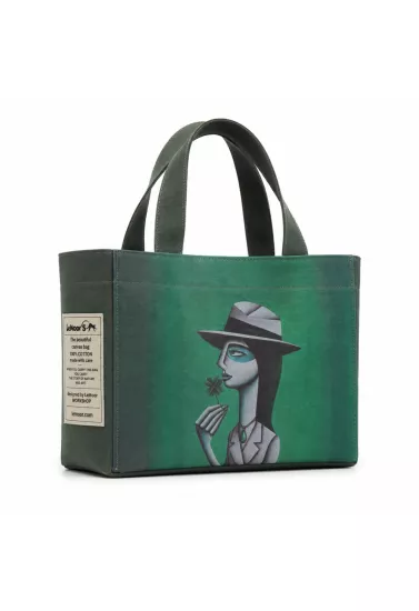 Hibiscus Mumlu Kanvas Özel Tasarım Baskılı Tote Bag