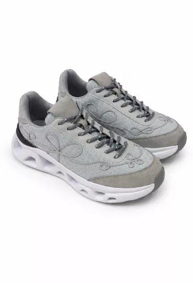Lemoors Mia Fileli Yüzey Havalı Hafif Yumuşak Tabanlı Sneaker