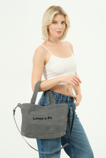 Lemoors Hibiscus- Mumlu Kanvas- Kadın Omuz Çantası