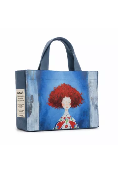 Hibiscus Mumlu Kanvas Özel Tasarım Baskılı Tote Bag