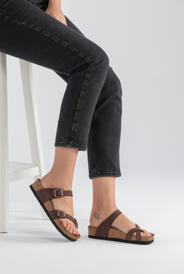 Adriana - Natural Cork- Oiled Leather - Habana