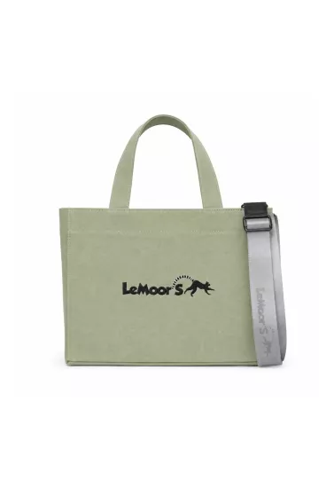 Hibiscus Mumlu Kanvas Açık Yeşil Tote Bag